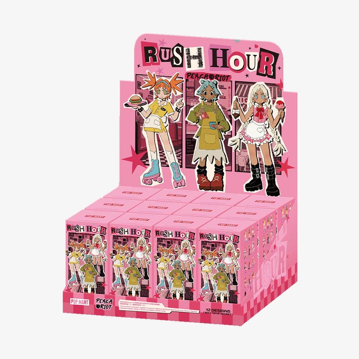POPMART Peach Riot Rush Hour シークレット Peach Riot Rush Hour Series Figures - POP MART (Macao, China)
