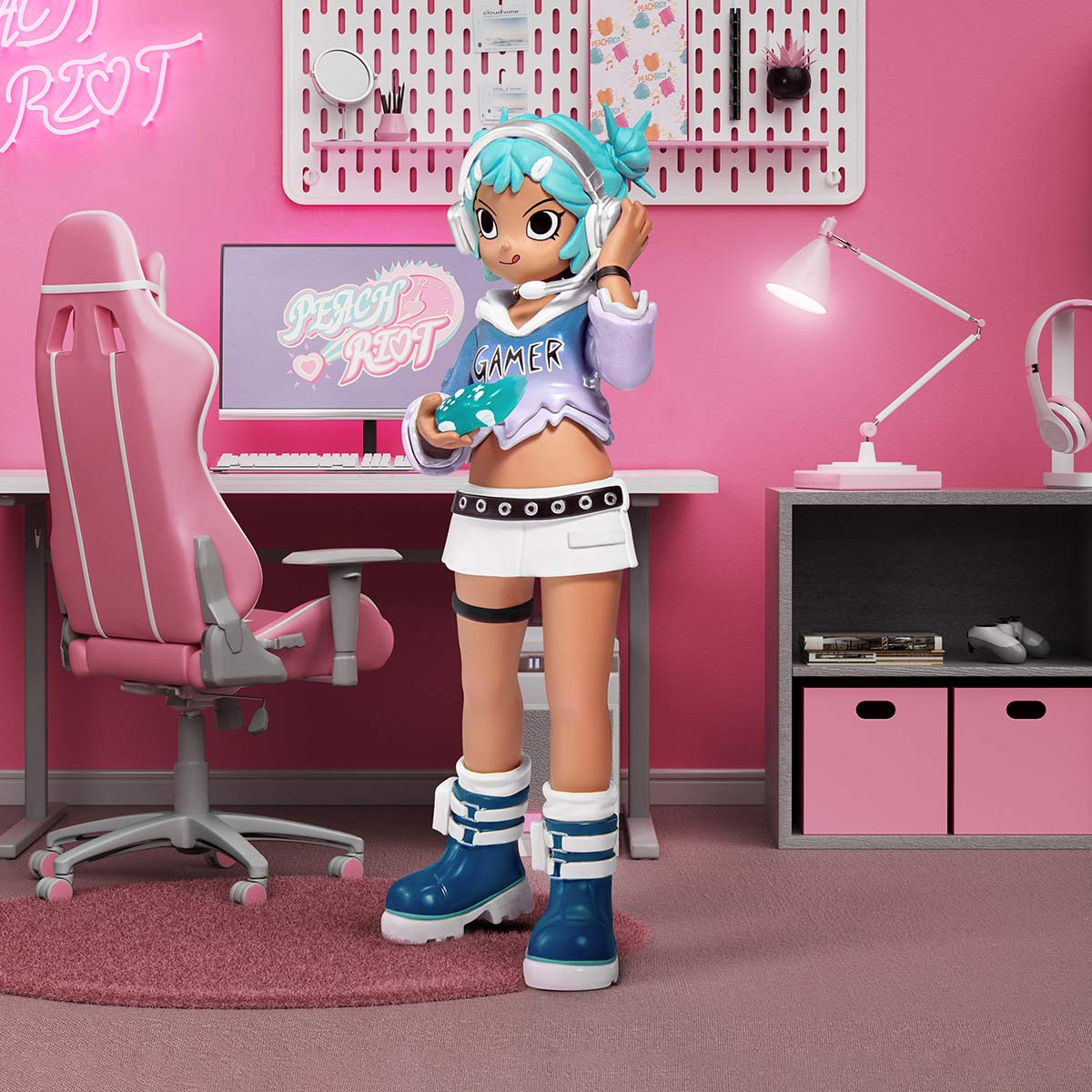 ピーチライオット ポップマート 7点 Peach Riot Rush Hour Series Figures - POP MART (Japan)