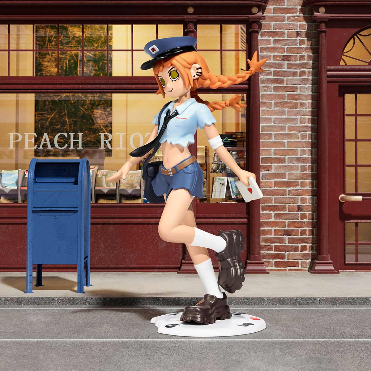ポップマート　Peach Riot Rush Hour Amazon.com: POP MART Peach Riot Rush Hour Series Figures