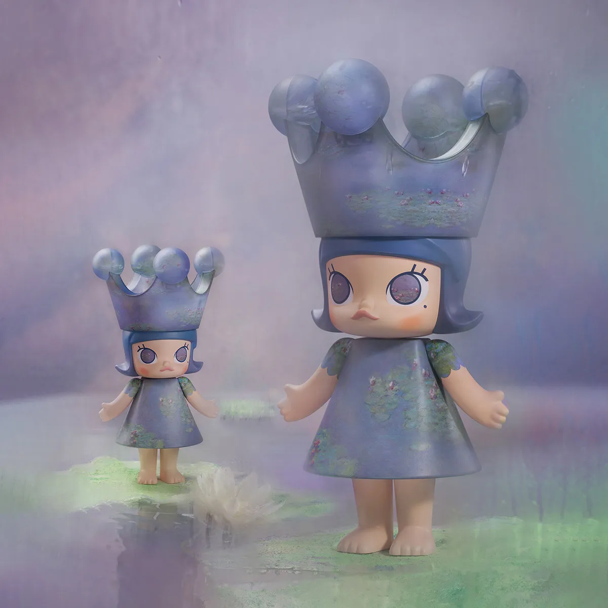 MEGA ROYAL MOLLY 1000% Monet-Les Nymphéas - POP MART (Slovenia)