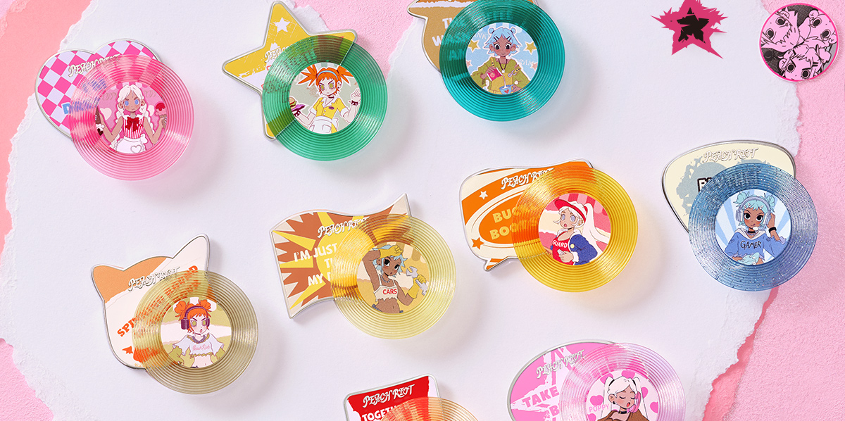 ▶︎import/cream peachさま激レアノベルティoppテープ Peach Riot Rush Hour Series-Fridge Magnet Blind Box - POP MART