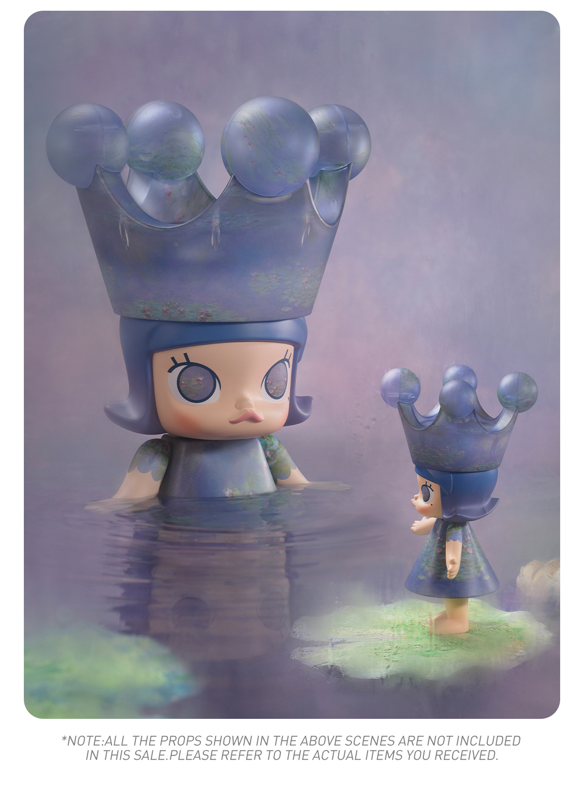 MEGA ROYAL MOLLY 1000% Monet-Les Nymphéas - POP MART (Hong Kong