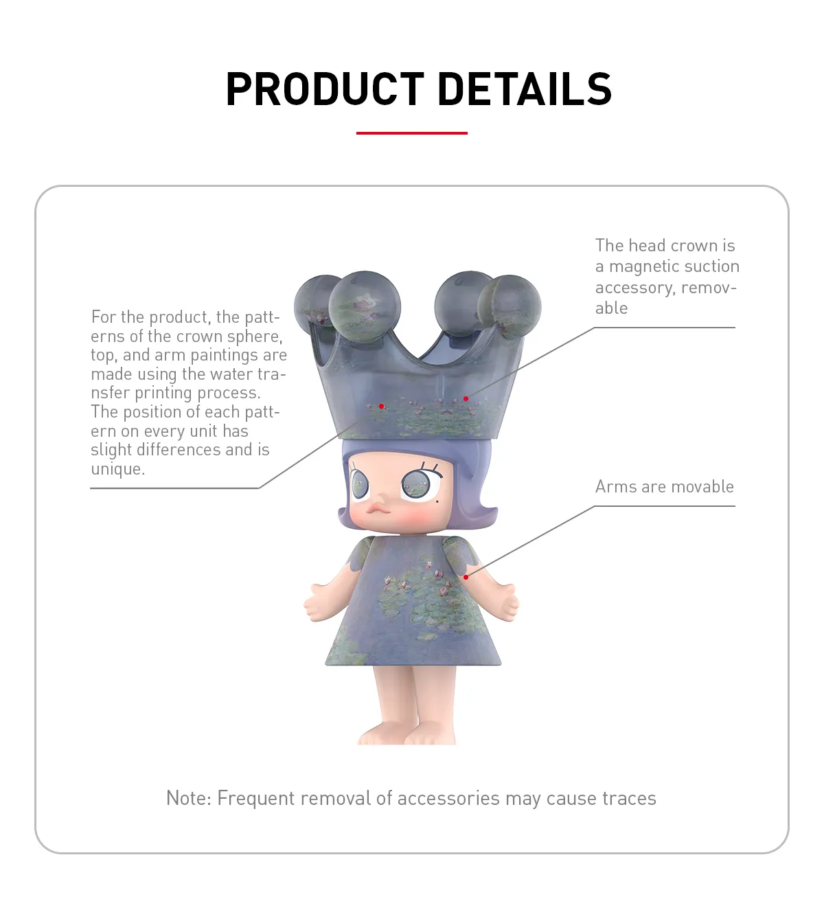 MEGA ROYAL MOLLY 400% Monet-Les Nymphéas - POP MART (Spain) 