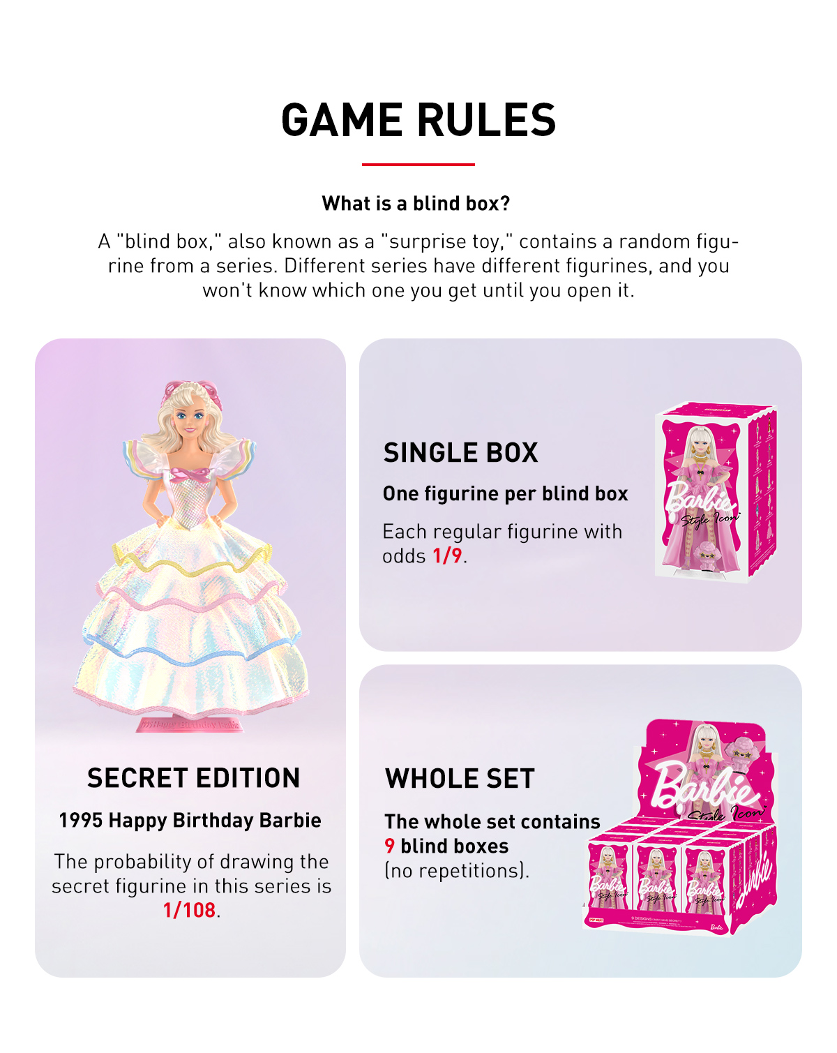 Barbie Style Icon Series Figures - POP MART (Japan)