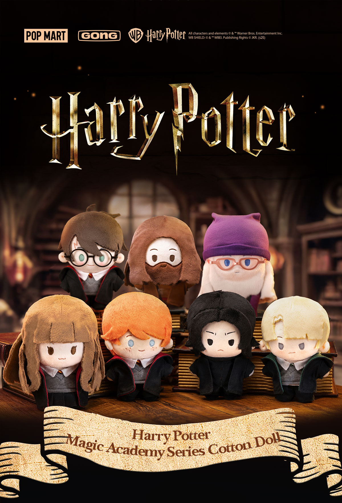 Harry Potter Magic Academy Cotton Dolls - POP MART (Japan)
