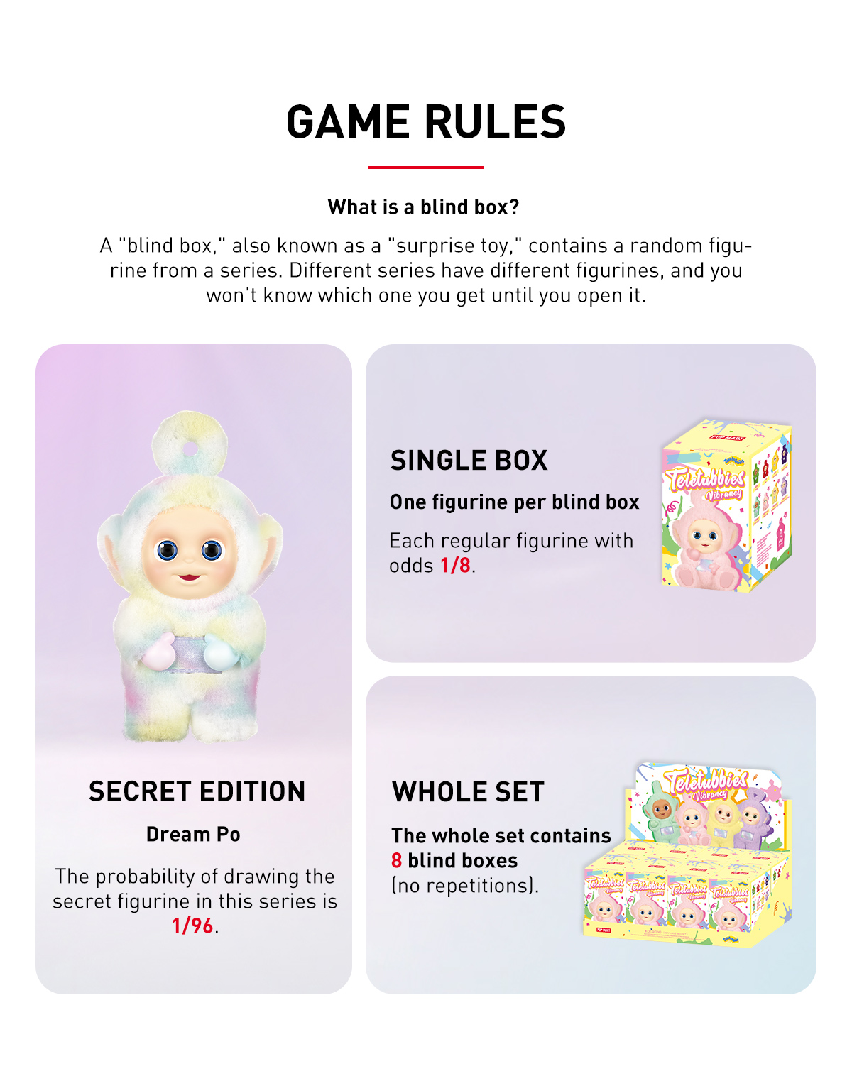 Teletubbies Vibrancy Series Figures - POP MART (Japan)