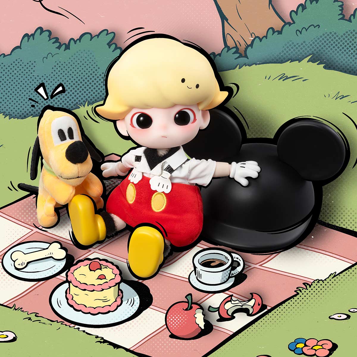 DIMOO MICKEY 1/8 Action Figure - POP MART (Japan)