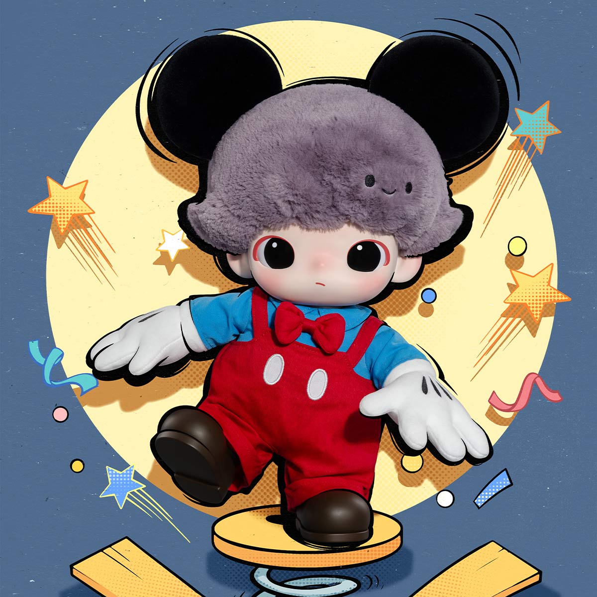 DIMOO WORLD × DISNEY Series-Mickey Vinyl Plush Bag - POP