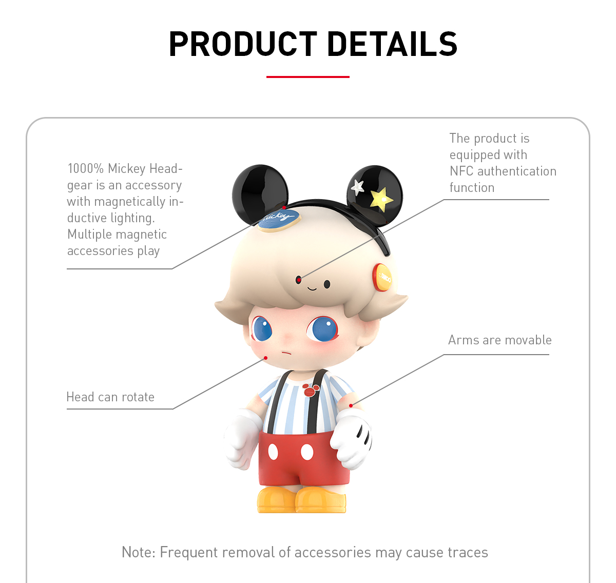 【2BOX】MEGA JUST DIMOO 400% Mickey Mouse MEGA JUST DIMOO 1000% 米奇 - POP MART (Poland)