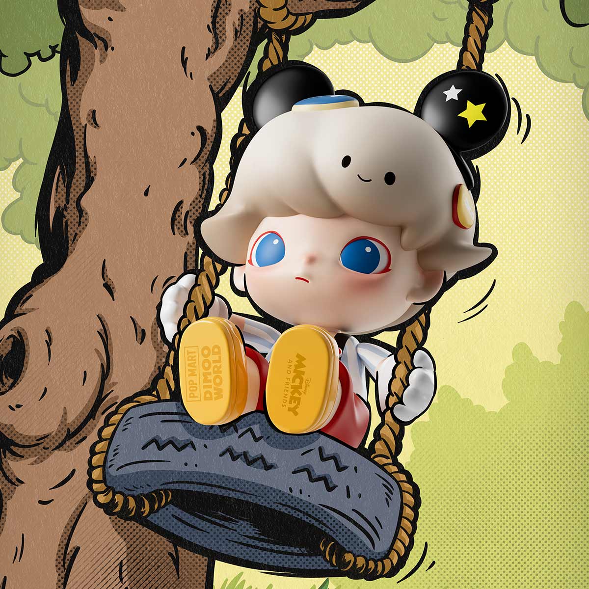 ぬいぐるみ MEGA JUST Dimoo 400% Mickey Mouse MEGA JUST DIMOO 400% Mickey Mouse