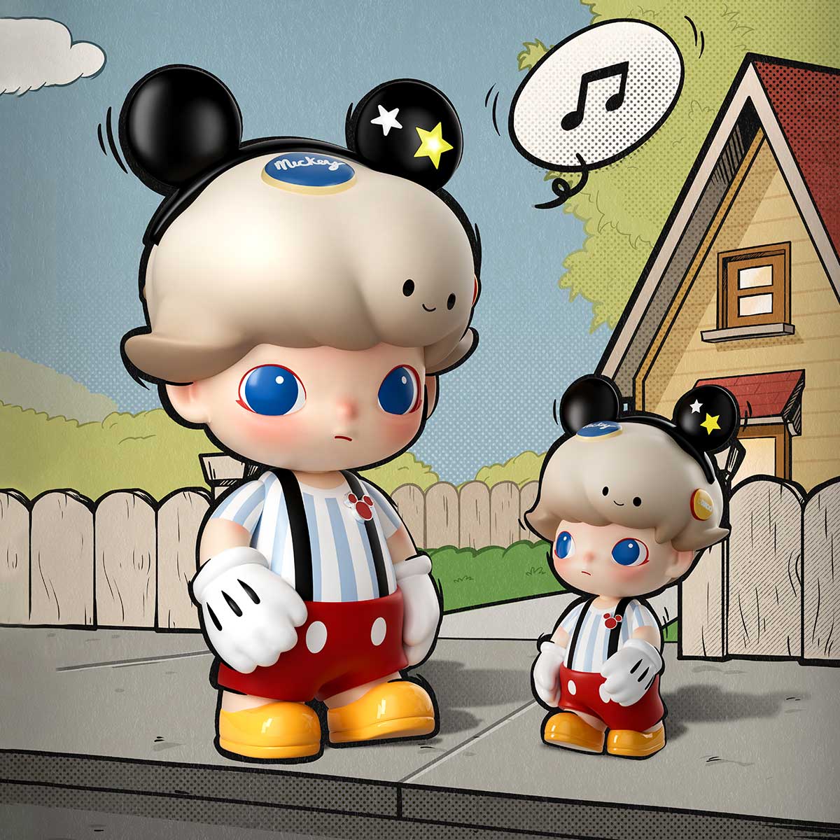 MEGA JUST DIMOO 400% Mickey Mouse - POP MART (Netherlands)