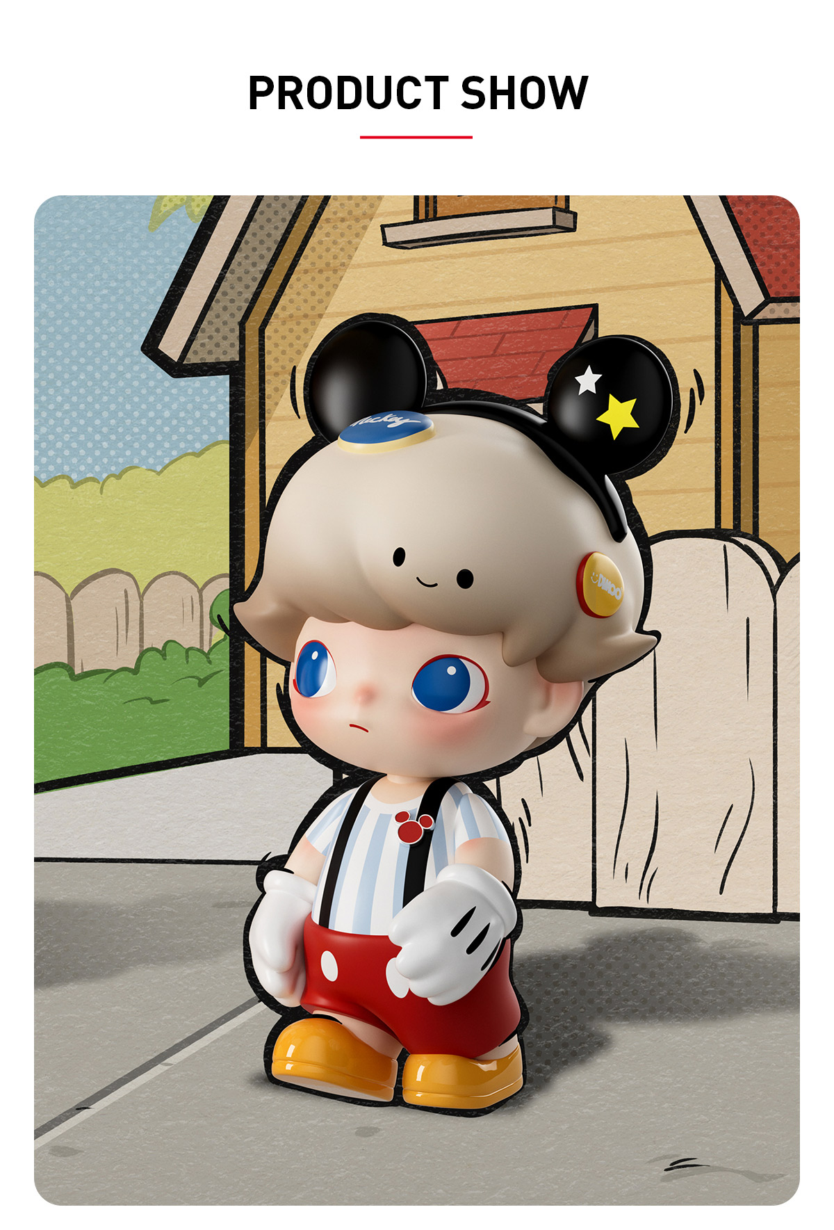 その他 MEGA JUST DIMOO 400% Mickey Mouse MEGA JUST DIMOO 400% Mickey Mouse - POP MART (United States)