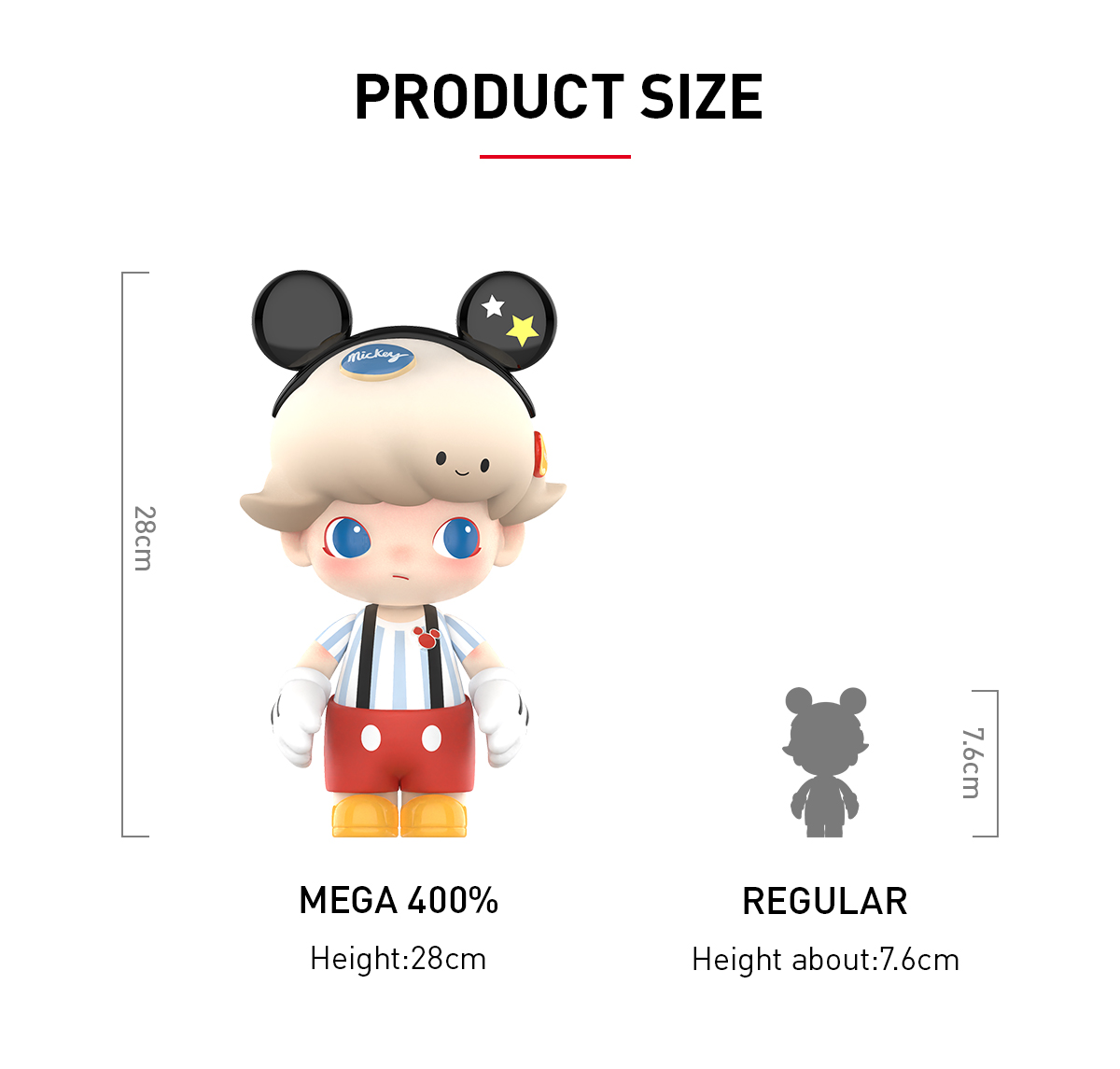 MEGA JUST DIMOO 400% Mickey Mouse - POP MART (Philippines)
