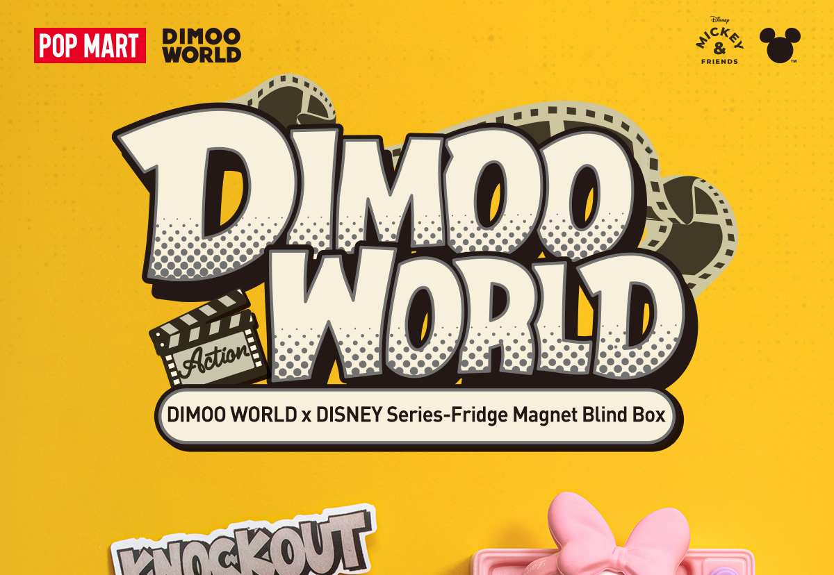 DIMOO WORLD × DISNEY Series-Fridge Magnet Blind Box - POP MART (Japan)