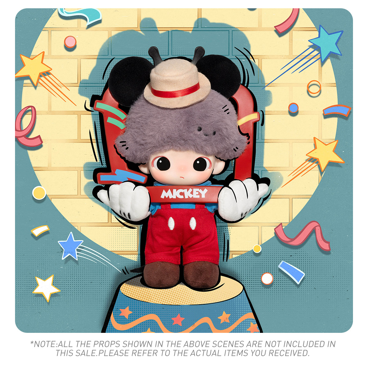 DIMOO WORLD × DISNEY Series-Vinyl Plush Keychain Blind Box