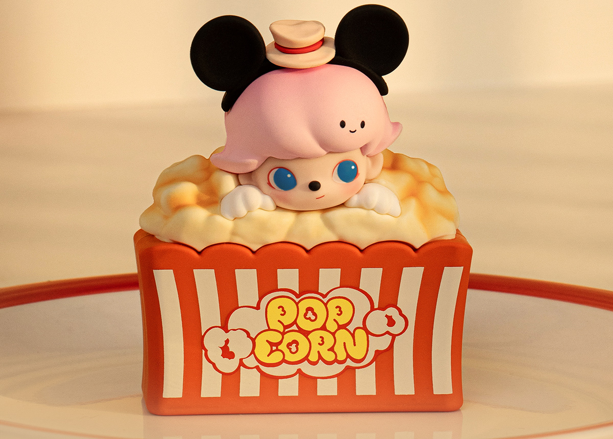 DIMOO イヤホンケース ディムー アソート シュリンク付き Authentic DIMOO WORLD Crush On Coffee Series Blind Box Earphone