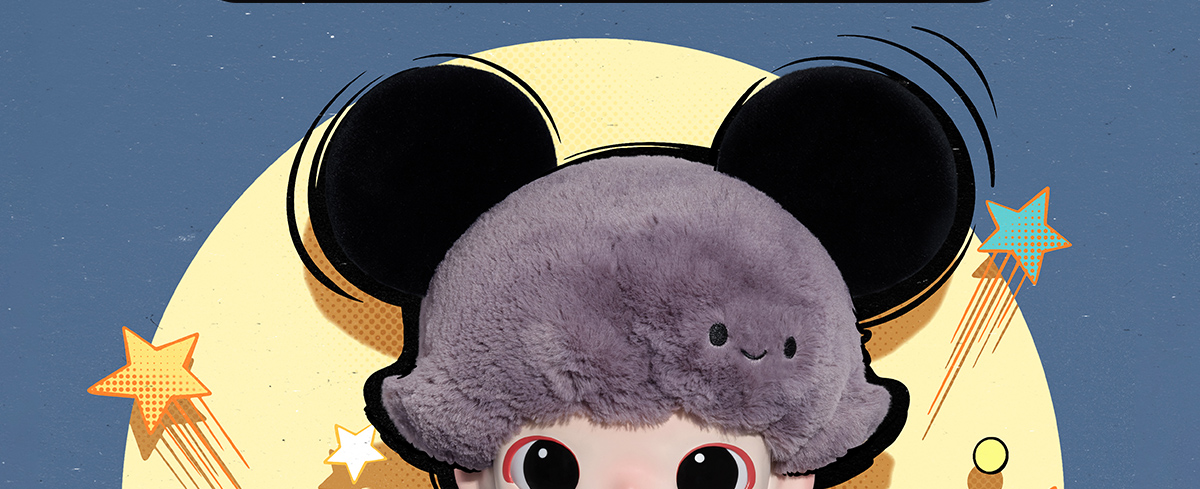 DIMOO WORLD × DISNEY Series-Mickey Vinyl Plush Bag - POP MART (Japan)