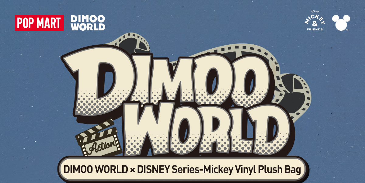 DIMOO WORLD × DISNEY Series-Mickey Vinyl Plush Bag - POP MART (Japan)