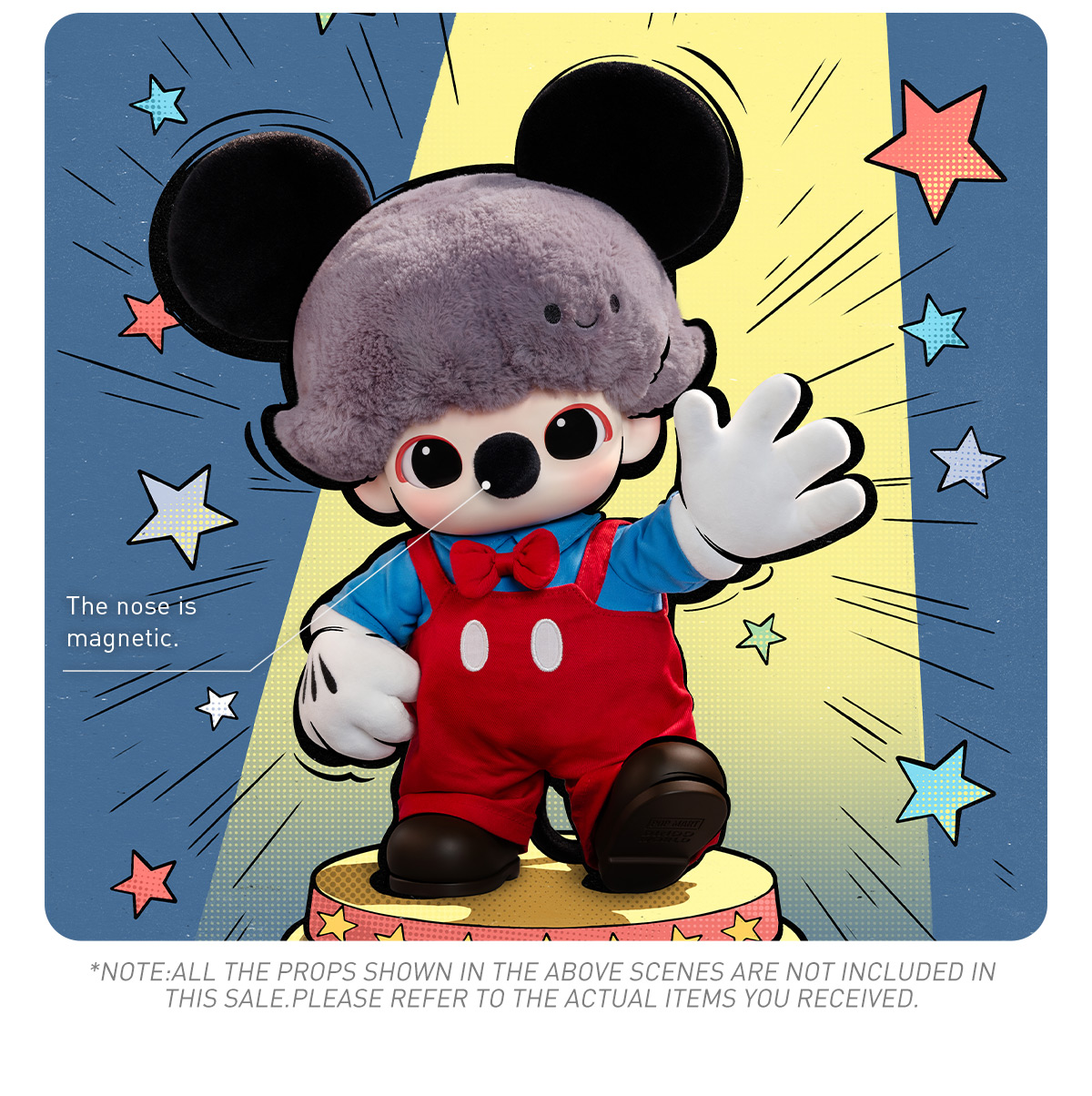 DIMOO WORLD × DISNEY Series-Mickey Vinyl Plush Bag - POP