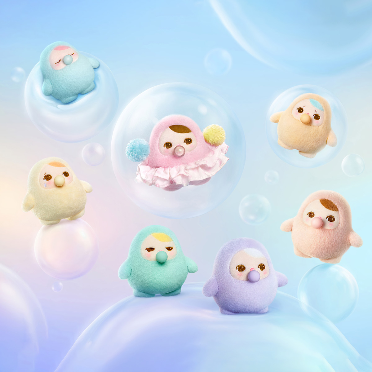 PUCKY BEANIE BUBBLE UP SERIES-Plush Pendant Blind Box - POP
