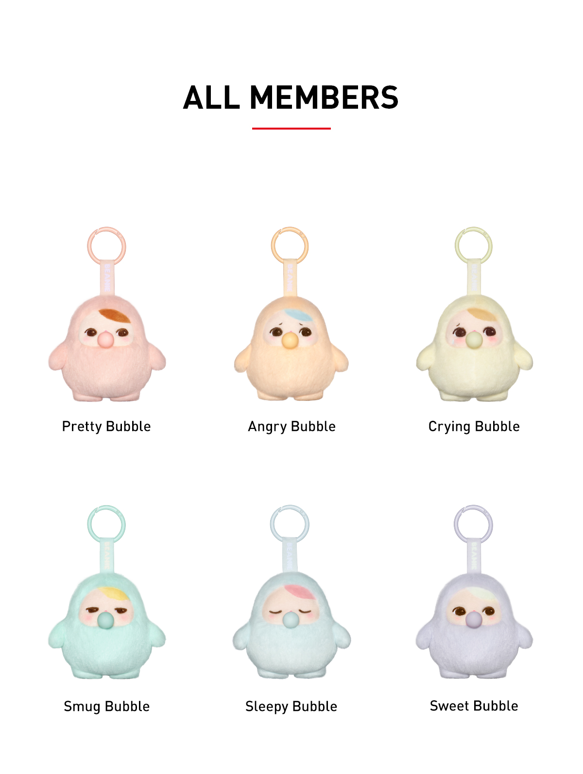 PUCKY BEANIE BUBBLE UP SERIES-Plush Pendant Blind Box - POP