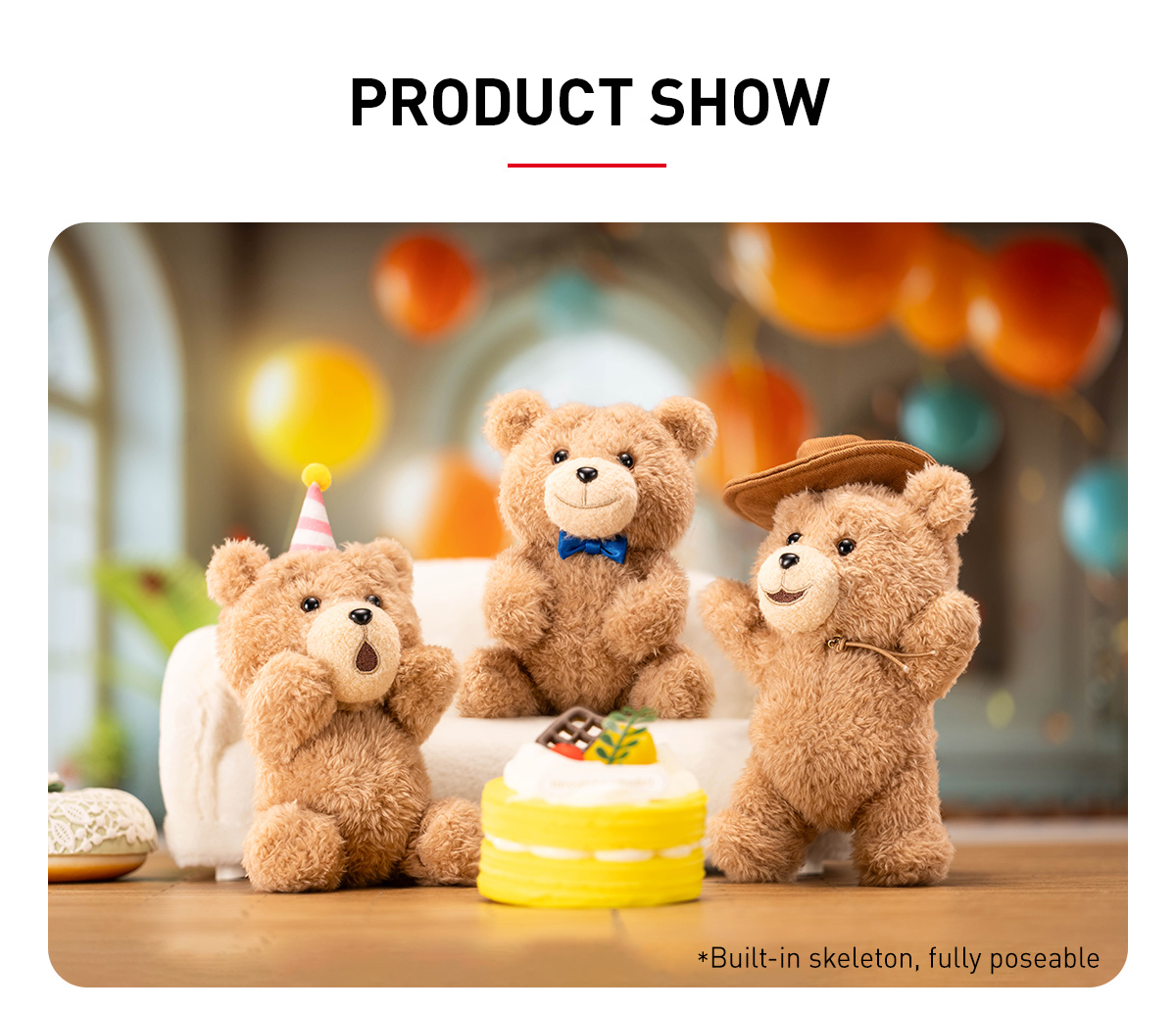 Ted2 Teddy Bear Action Plush Pendant - POP MART (Japan)