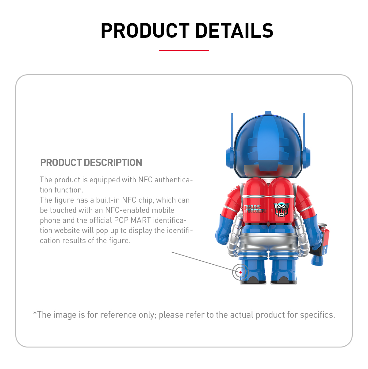 MEGA SPACE MOLLY 1000% OPTIMUS PRIME - POP MART (Singapore)