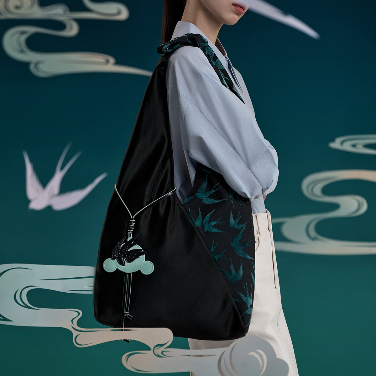 maiSKULLPANDA シリーズ SKULLPANDA The Mirage Series Shoulder Bag - POP MART (Japan)