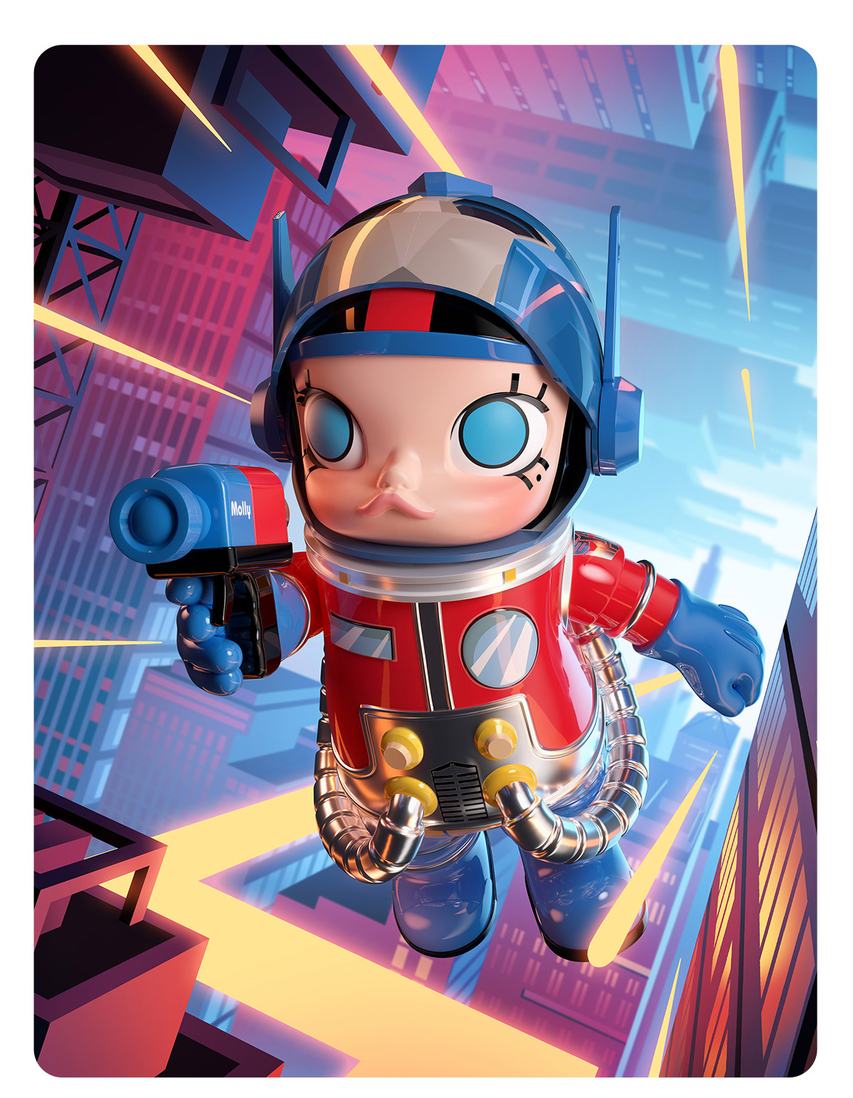 MEGA SPACE MOLLY 400% Optimus Prime - POP MART (Thailand)