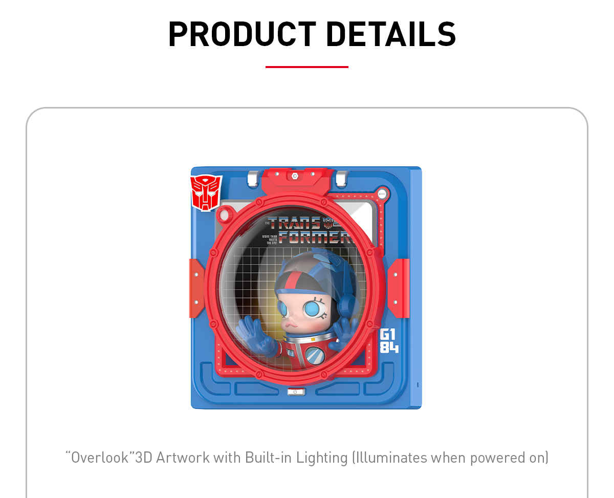 MEGA SPACE MOLLY Optimus Prime《IN SPACE》3D Painting - POP MART