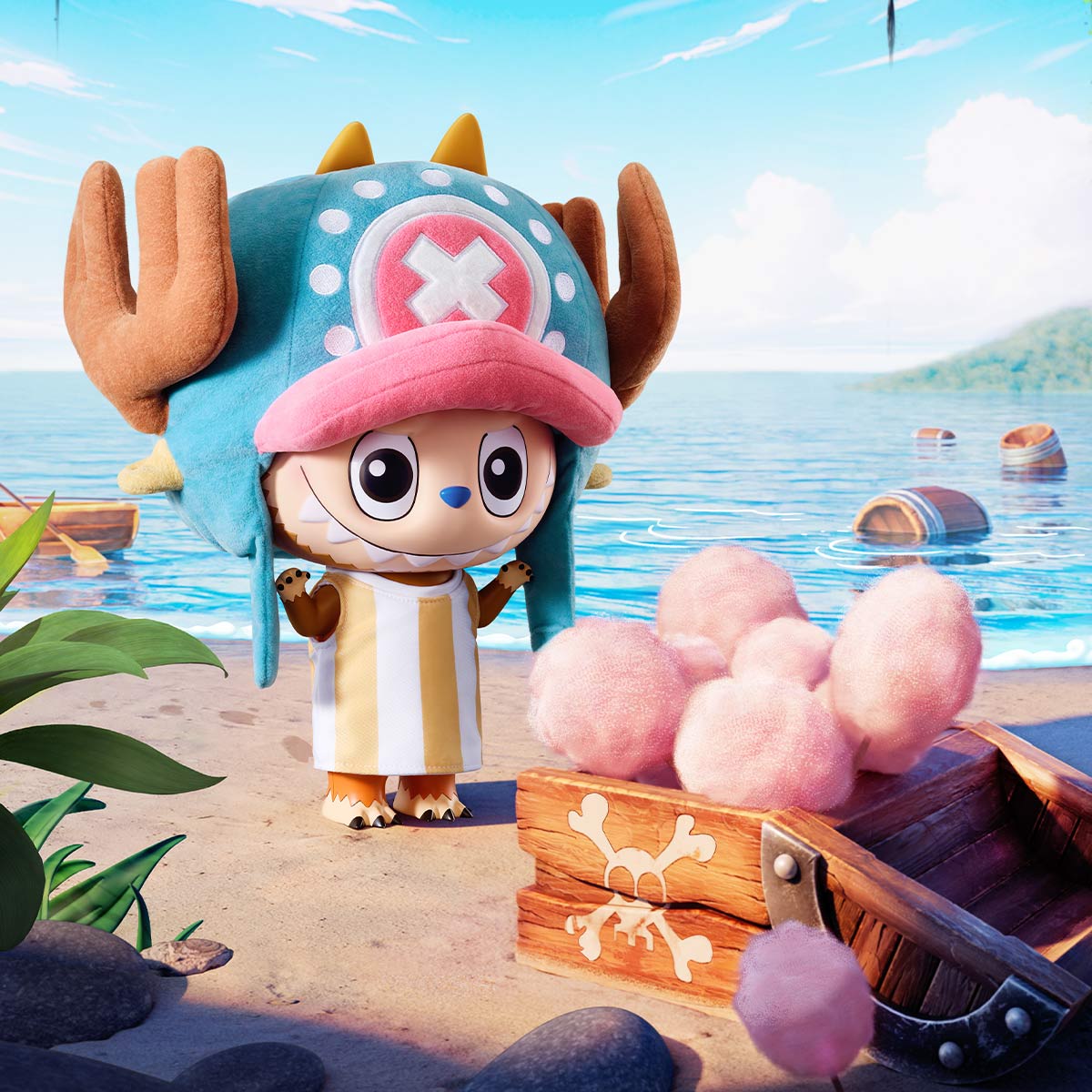 新品POPMART MEGA LABUBU トニートニー・チョッパー 1000% 新品POPMART MEGA LABUBU トニートニー・チョッパー 1000