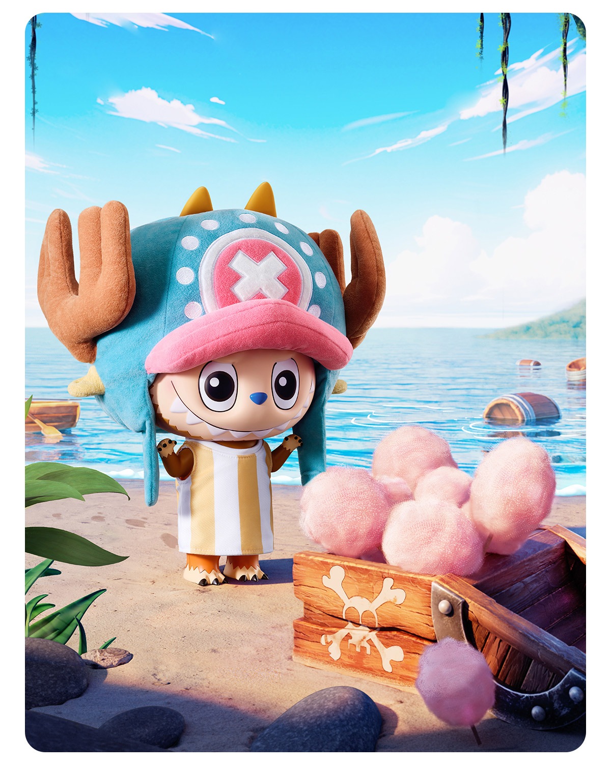 MEGA LABUBU 1000% TONY TONY CHOPPER - POP MART (Japan)