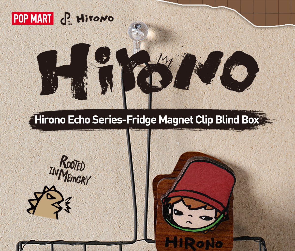Hirono Echo Series - Fridge Magnet Clip Blind Box - POP MART