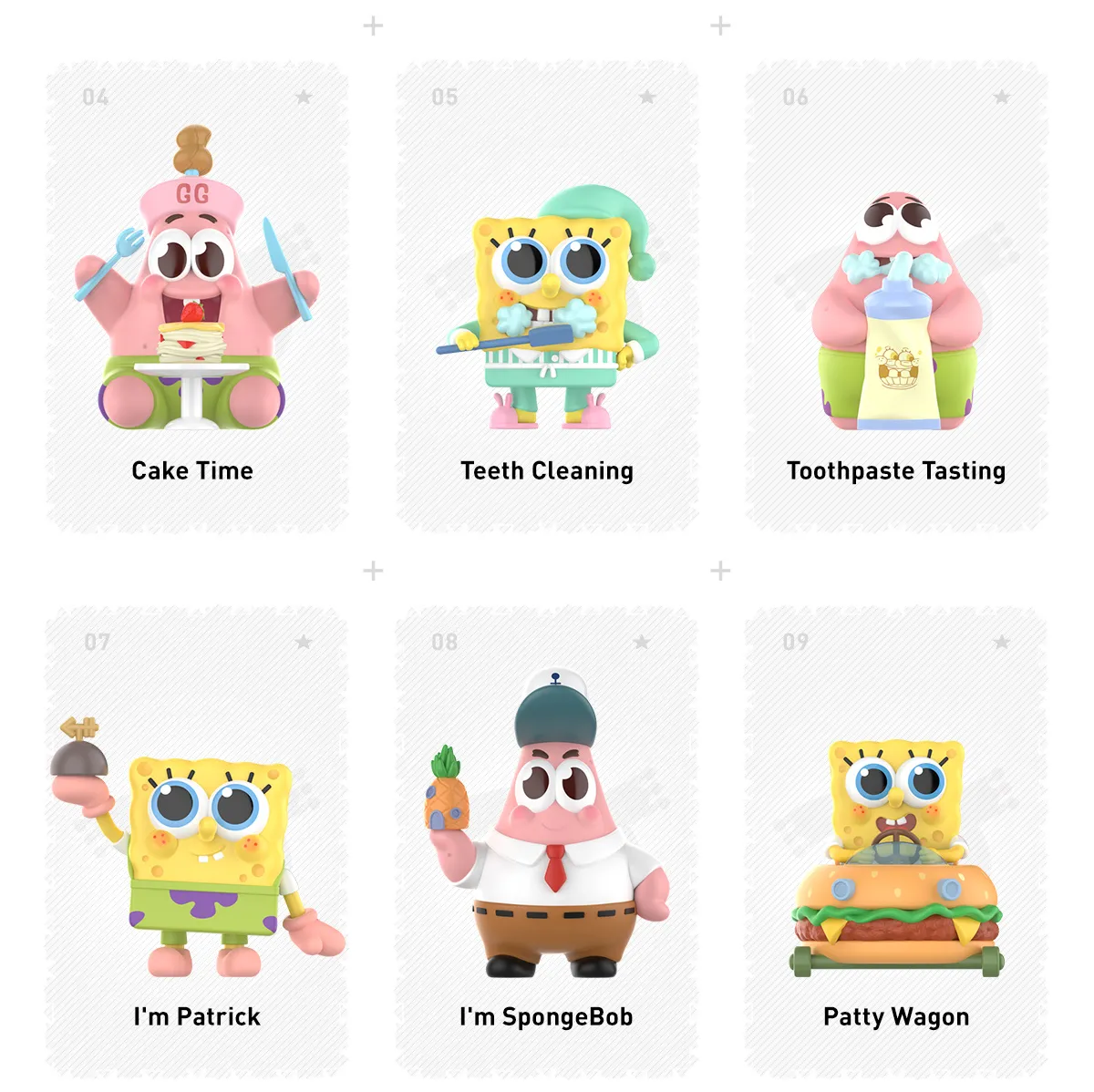 Patrick Toothpaste POP NOW:SpongeBob Best Friends Series Figures - POP MART (Thailand)