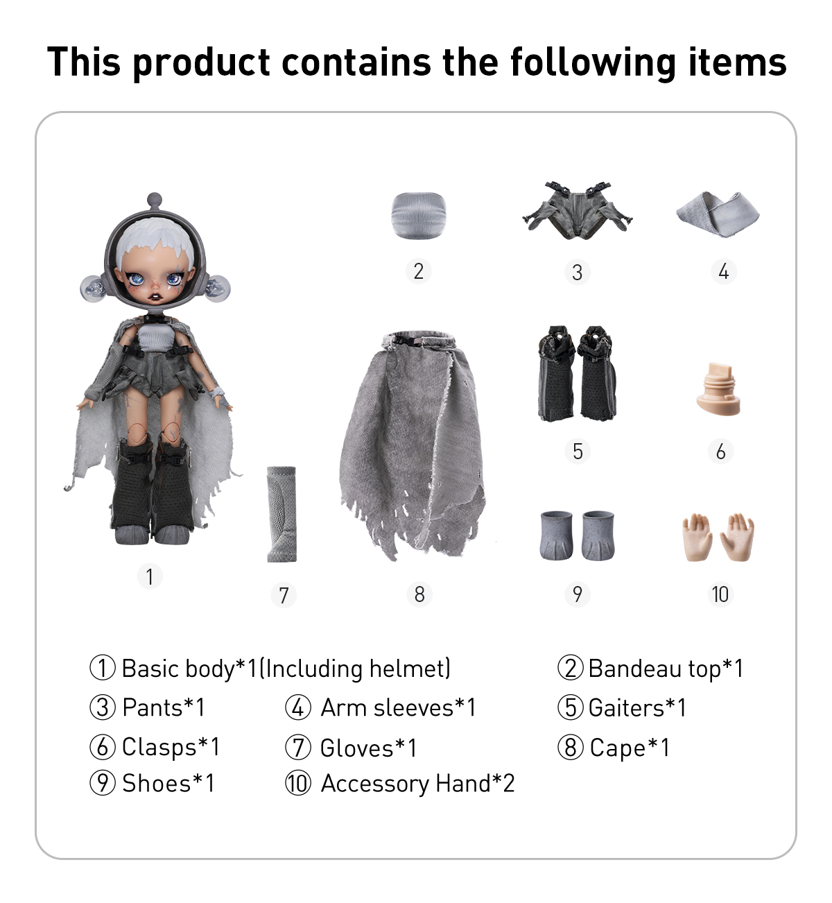 SKULLPANDA × HAMCUS 1/6 Action Figure - POP MART (Japan)