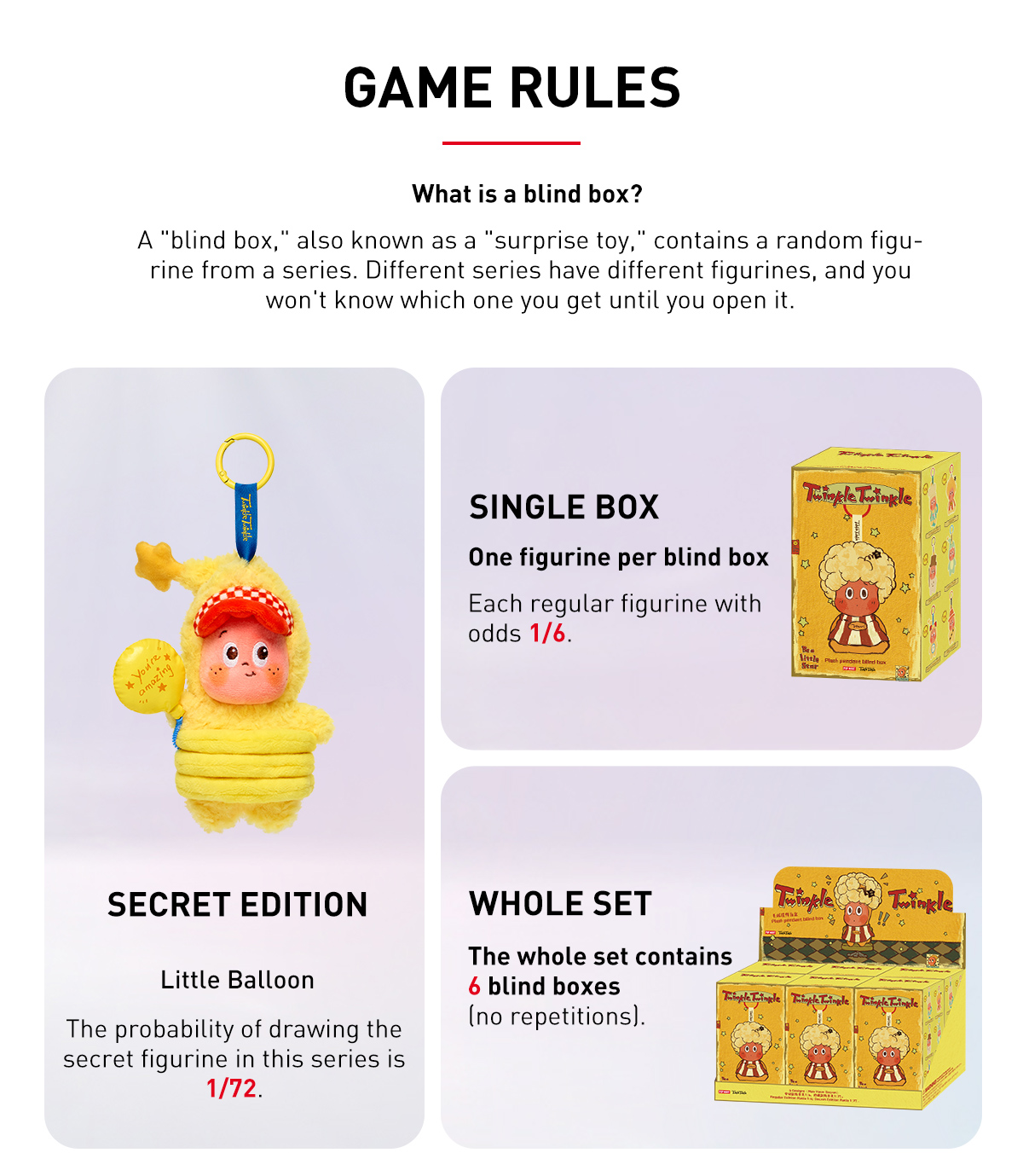 Twinkle Twinkle Be a Little Star Series - Plush Pendant Blind Box