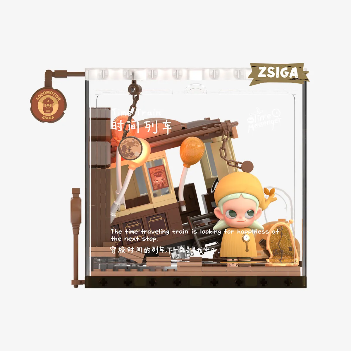 Zsiga Walking Into The Forest Series Blocks-Time Train - POP MART 
