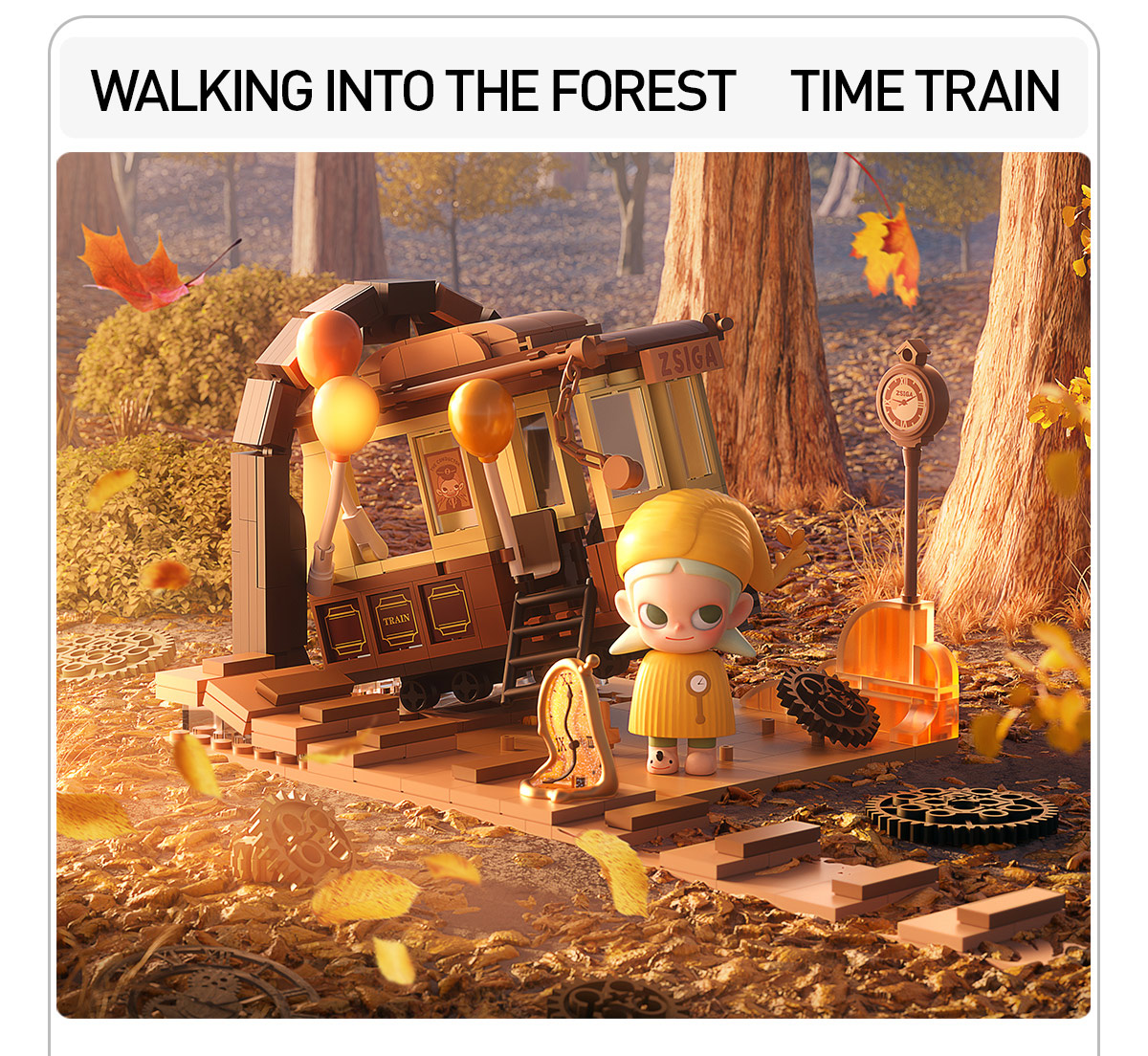 Zsiga Walking Into The Forest Series Blocks - POP MART (Japan)