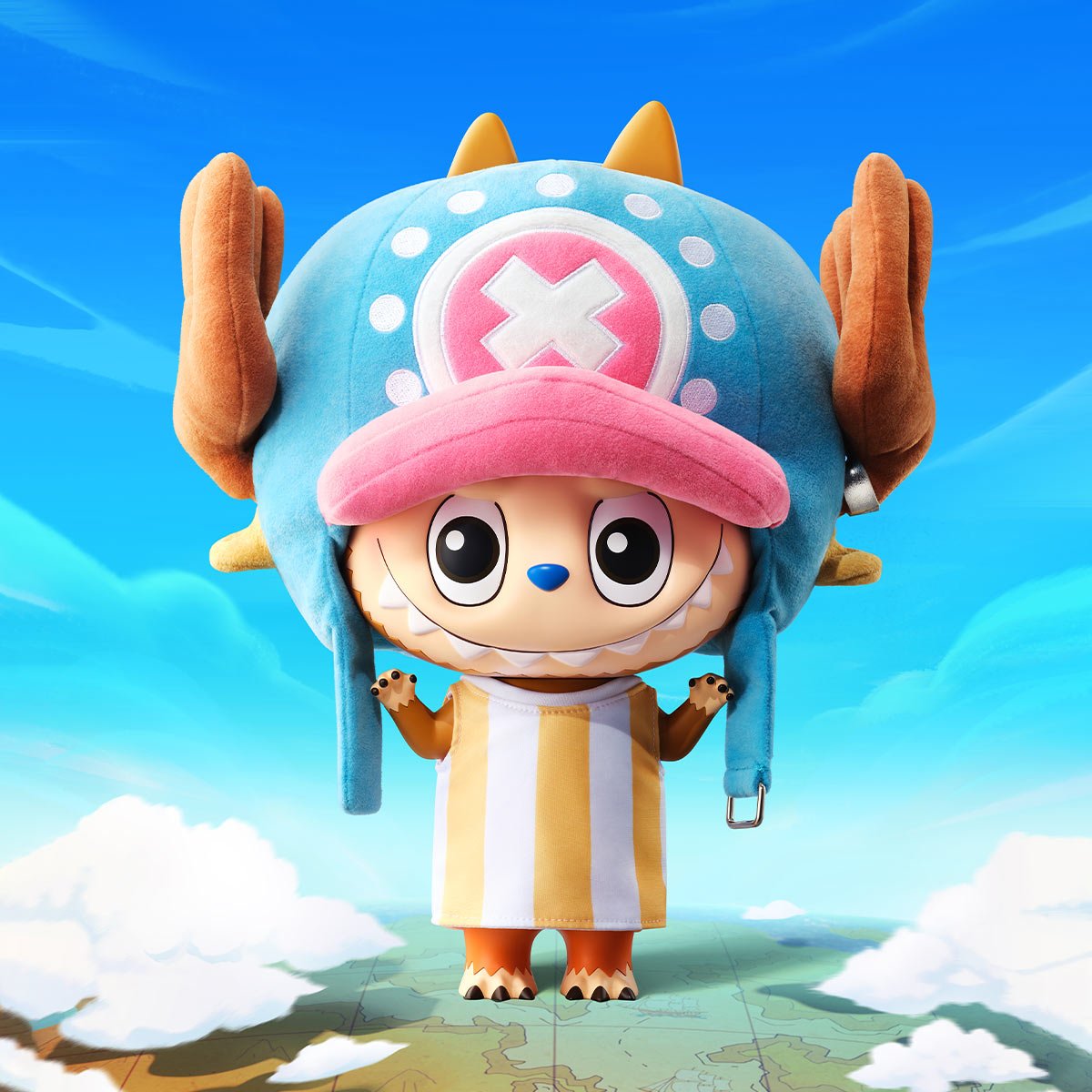 popmart labubu チョッパー×ラブブ　400% MEGA LABUBU 400% TONY TONY CHOPPER - POP MART (South Korea)
