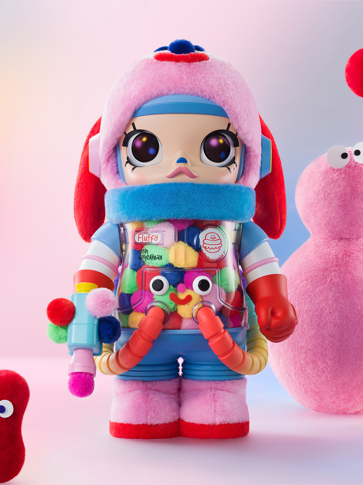 Pop Mart Mega Space Molly 1000% Jon Burgerman 1000% - US