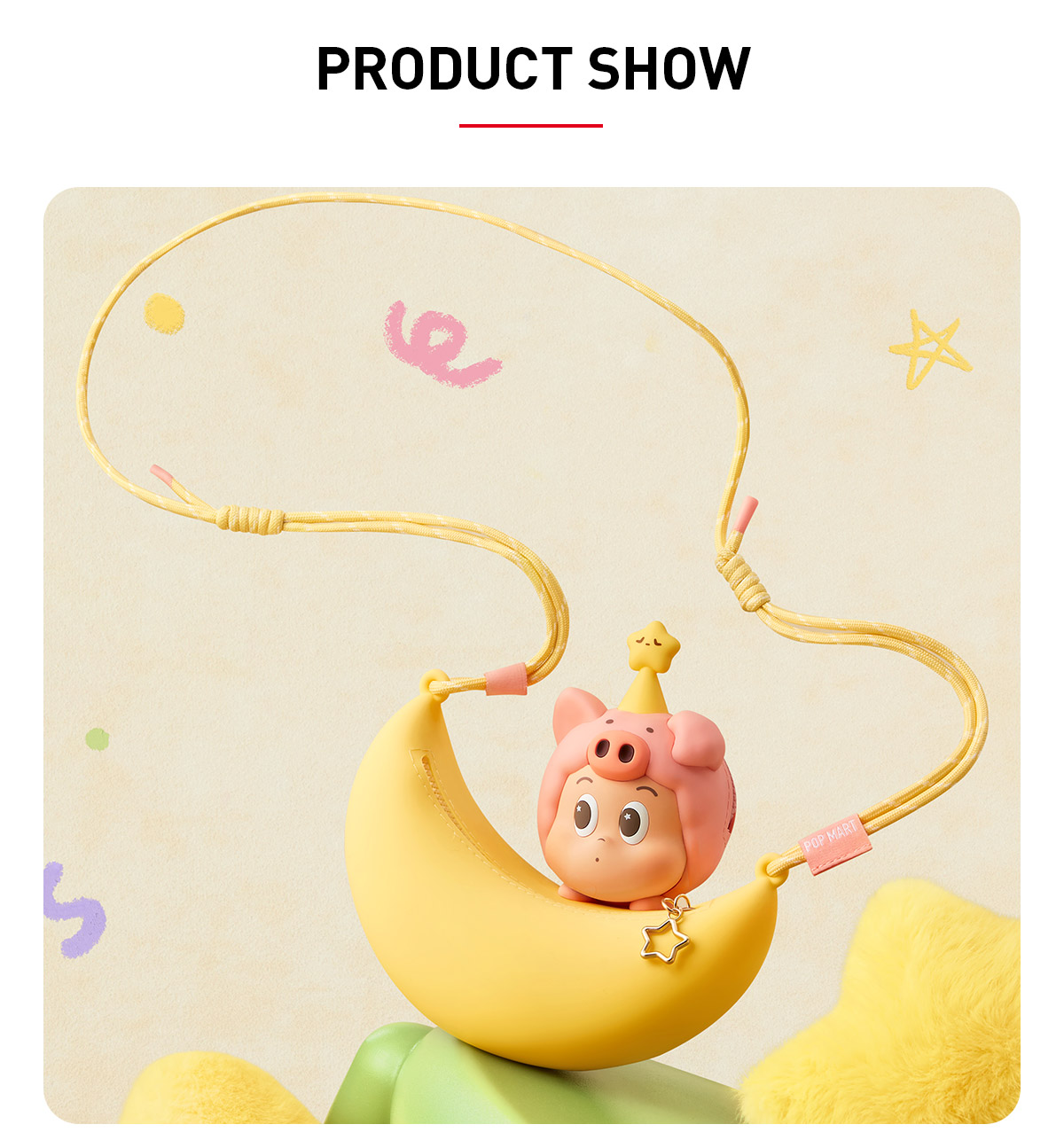 【新品】POPBEAN TwinkleTwinkle Crossbody Bag POP BEAN Pajama Party Twinkle silicone crossbody bag - POP MART