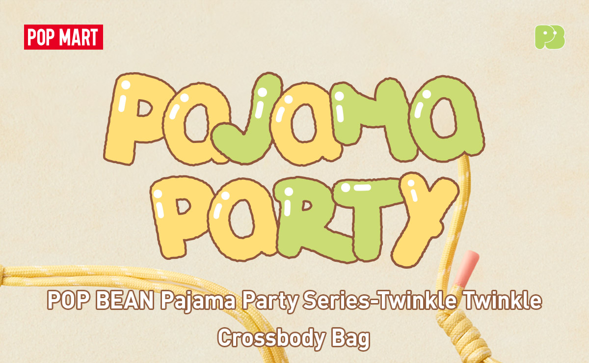 POP BEAN Pajama Party Twinkle silicone crossbody bag - POP