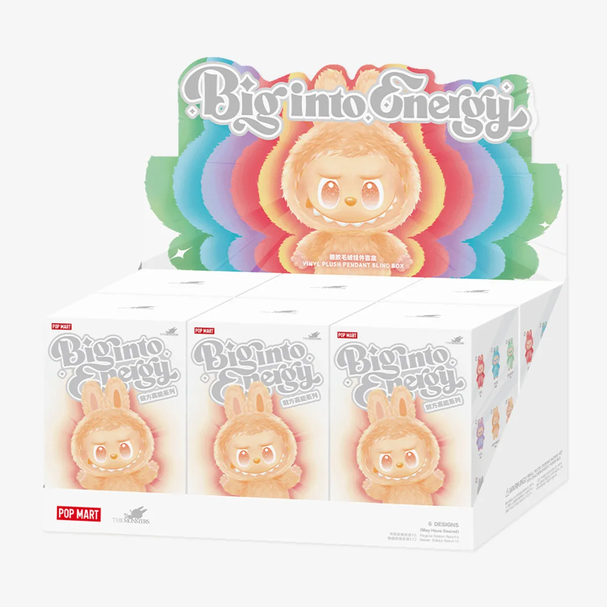 THE MONSTERS Big into Energy Series-Vinyl Plush Pendant Blind Box 