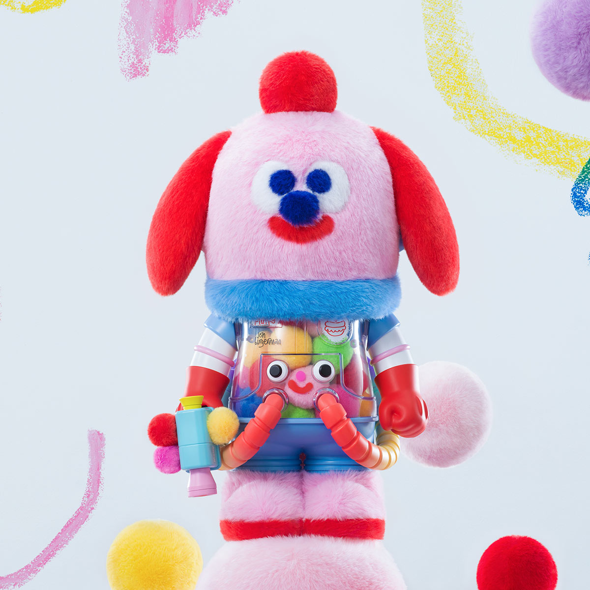 MEGA SPACE MOLLY 400% Jon Burgerman - POP MART (Japan)