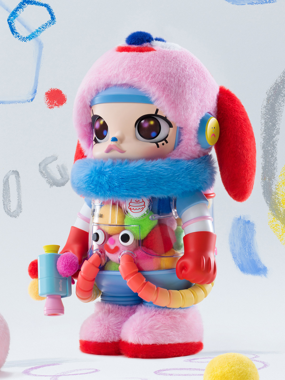 MEGA SPACE MOLLY 400% Jon Burgerman - POP MART (United States)
