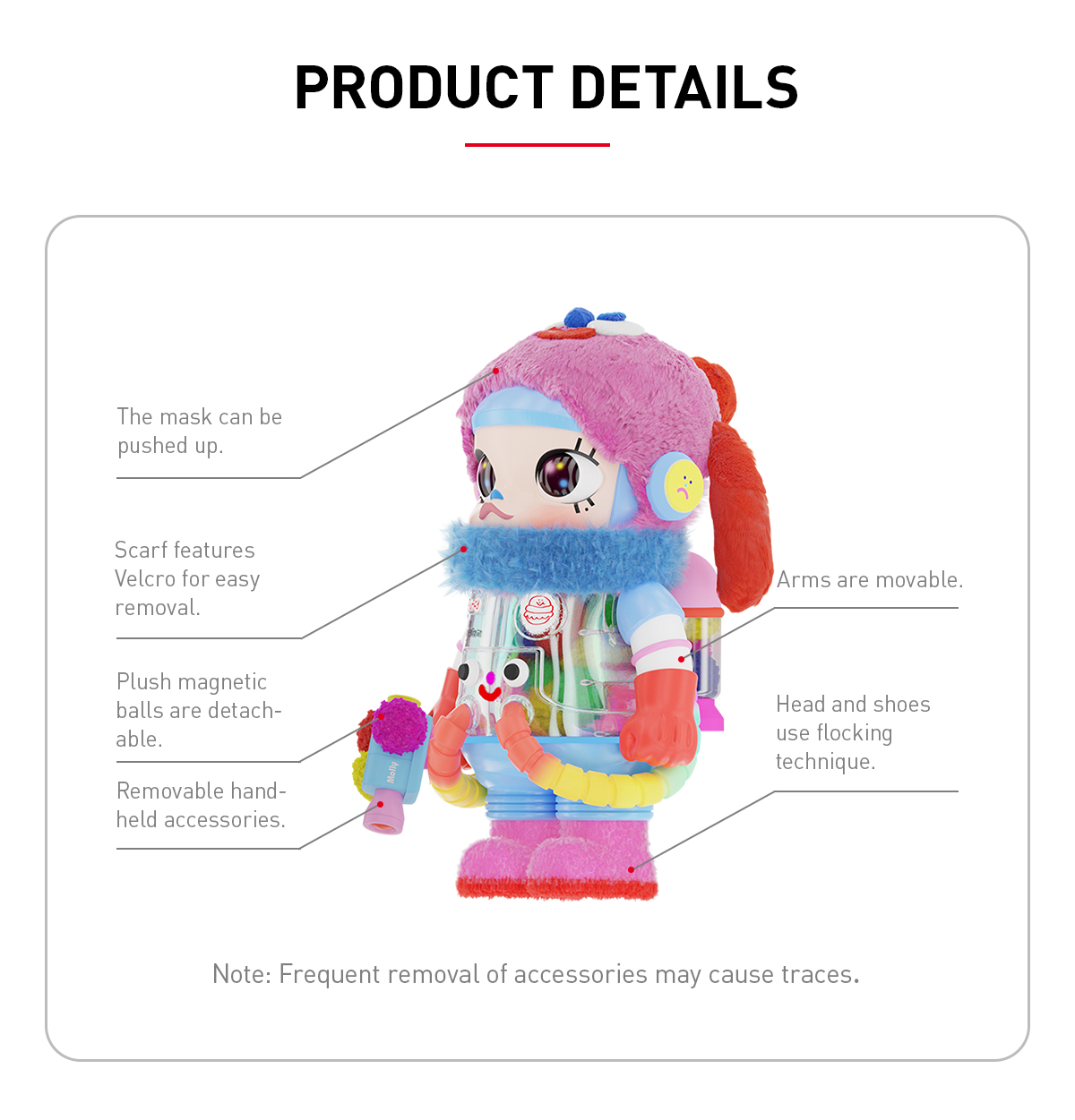 MEGA SPACE MOLLY 400% Jon Burgerman - POP MART (Japan)
