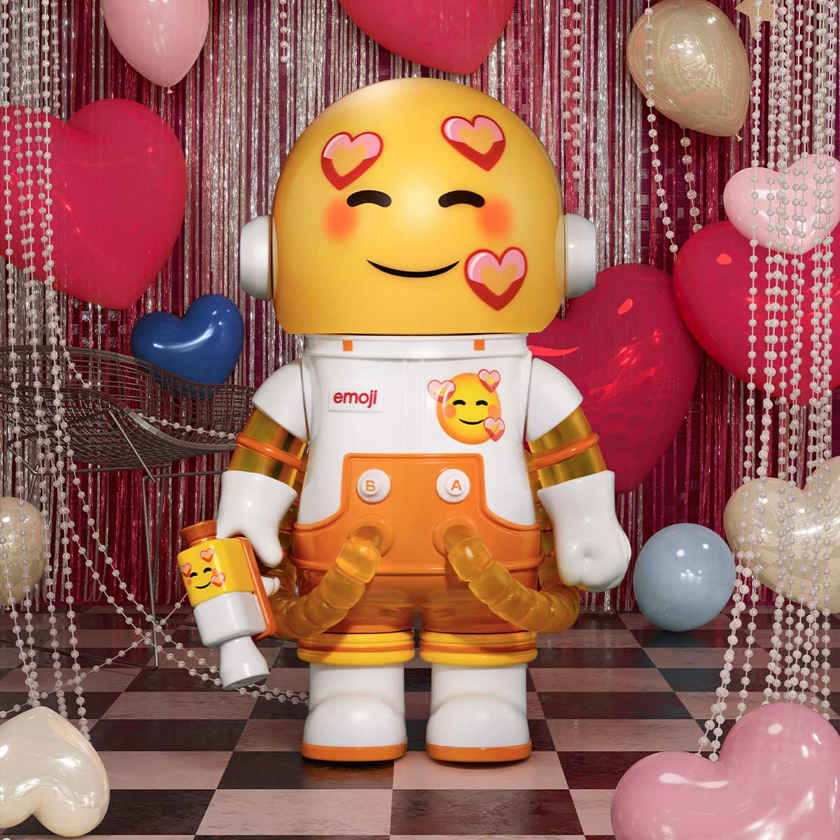 MEGA SPACE MOLLY 100% × emoji™ Series - POP MART (Japan)