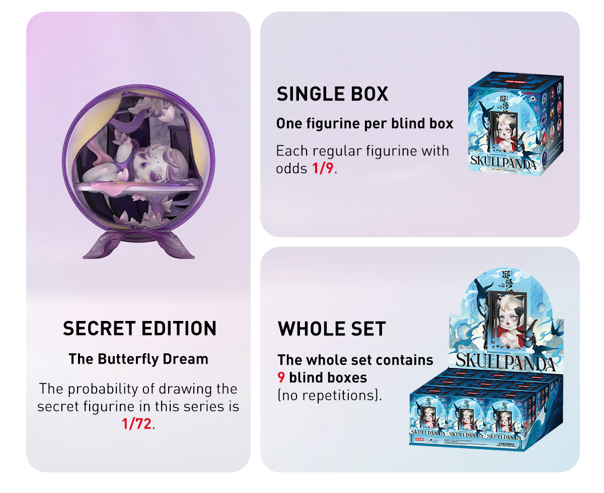 POP NOW:SKULLPANDA The Mirage Series Figures - POP MART (Japan)