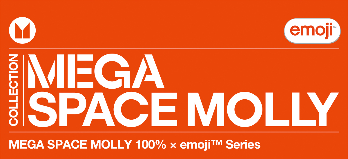 MEGA SPACE MOLLY 100% × emoji™ Series - POP MART (Japan)