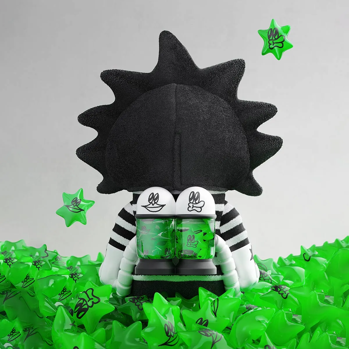 MEGA SPACE MOLLY 400% LALA COMPANY - Durian Man - POP MART 